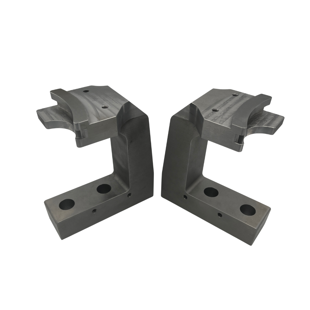 Stahl-Klemmbrackets Paar - CNC-Fräsen TOSOMA Sachsen